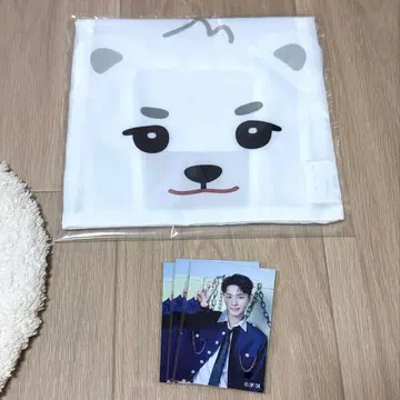 NEXZ 온라인 복권 하루 미니 에코백 스티커 세트 하루 베어