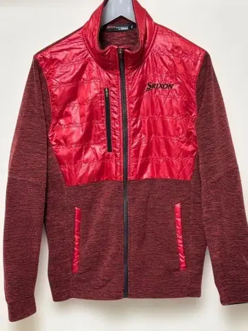 SRIXON 플리스 자켓 레드 M 사이즈