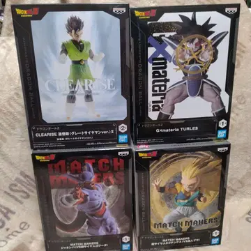 드래곤볼 피규어 4개 세트