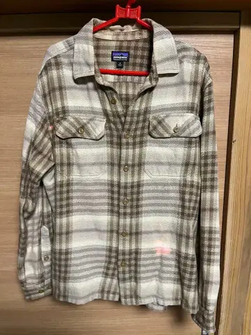 patagonia 오가닉 코튼 체크 셔츠 M 사이즈