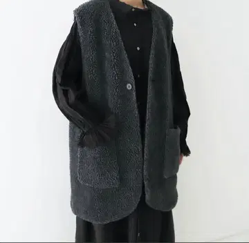 nest Robe 울 보아 롱 베스트