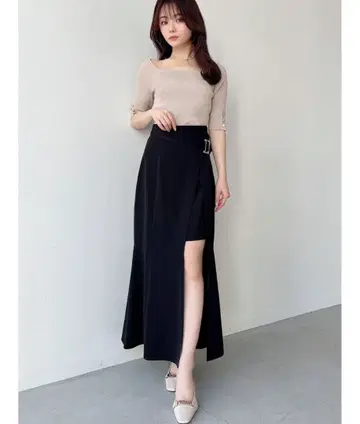 RESEXXY 레이어드 머메이드 스커트 리젝시