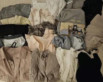 의류 묶음 판매 스커트 트레이닝복 셔츠