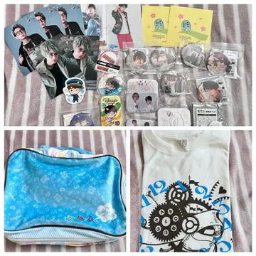 성우 에구치 타쿠야 브로마이드 캔뱃지 T셔츠 트래블 파우치 등