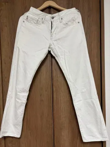AG 화이트 데님 팬츠 남성용 사이즈 29