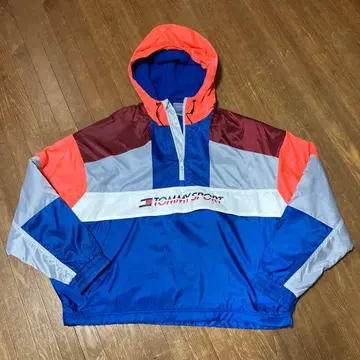 미사용 TOMMY SPORT 후드 부착 후드티