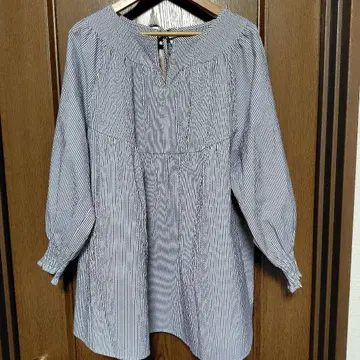 스트라이프 블라우스 SHIPS 그린 라벨 릴랙싱 테치치