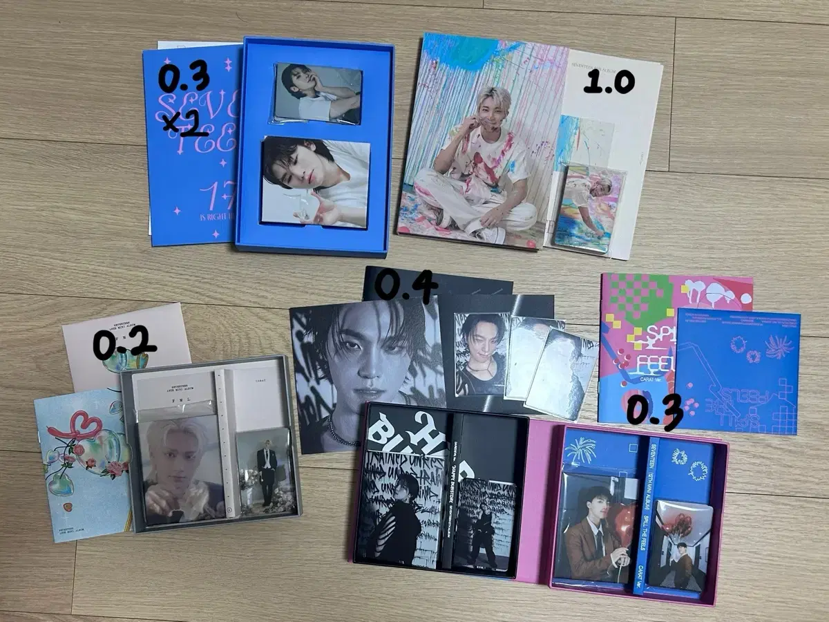 Seventeen unsealed, simply unsealed, Carat vahn, woozi, wonwoo, jun, dino