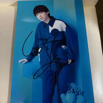 THE SUPER FRUIT 스파풀 아베 준다이 친필 사인 패널