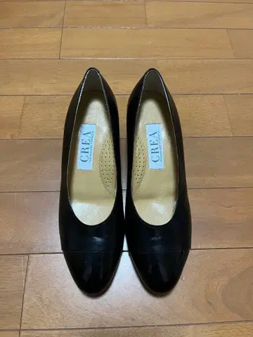 긴자 YOSHINOYA CREA 블랙 하이힐 펌프스