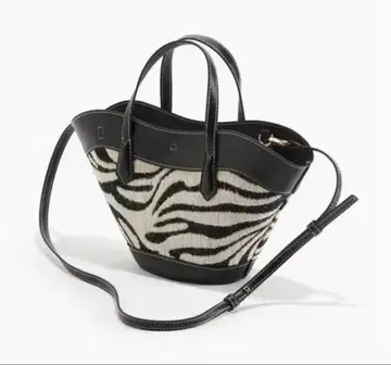 자카드 크로스백 제브라