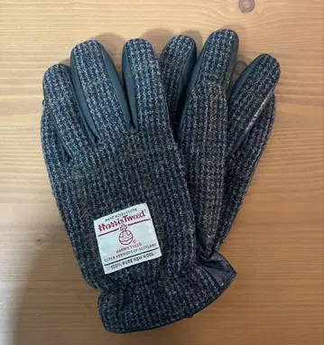 울 가죽 장갑 다크 그레이