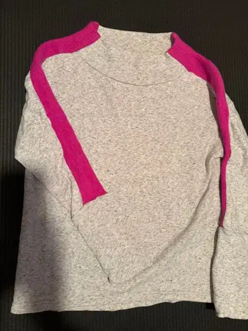 LADY LUCK LUCA 긴팔 트레이닝복 그레이 핑크