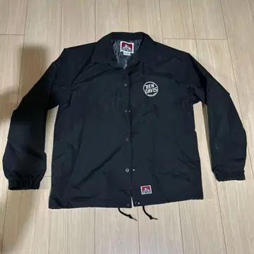BEN DAVIS 블랙 나일론 자켓