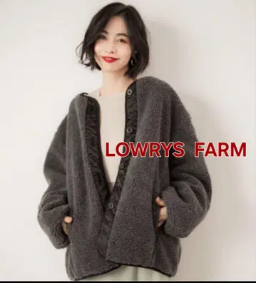 LOWRYS FARM 보아 리버서블 로리즈팜 아우터