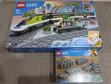 LEGO CITY 전동 기차 세트 60337 덤으로 레일 포함
