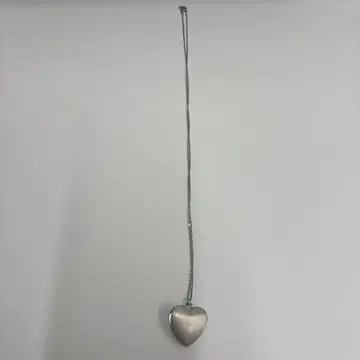 실버 하트형 로켓 목걸이