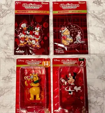 크리스마스 오너먼트 2025 미니 & 푸우 & 아크릴 오너먼트 x 2