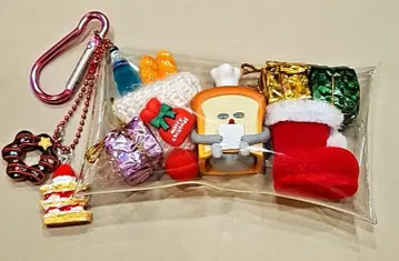 가챠 파우치 빵도둑 크리스마스