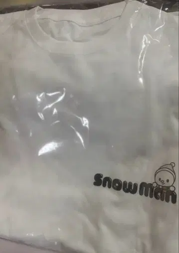 Snow Man 화이트 T셔츠 SnowWorld 미개봉 미사용
