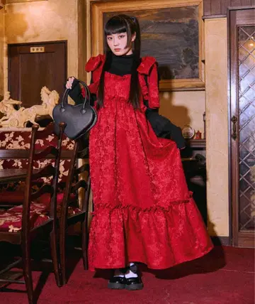 [ 틸과 레트로 ] 2 WAY 빅 리본 모듬 테이아드 원피스