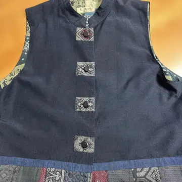 실크 오시마 명주 베스트 (하자품)