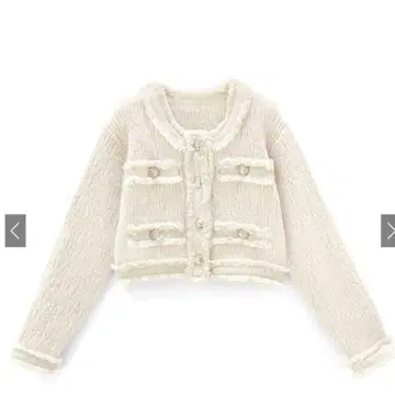 프린지 숏 기장 니트 가디건 dr482 GRL