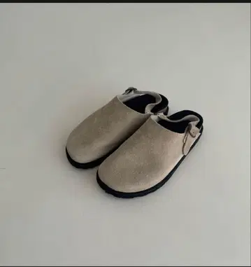 OBLIQUE SABO SHOES / SUEDE (GRAGE)