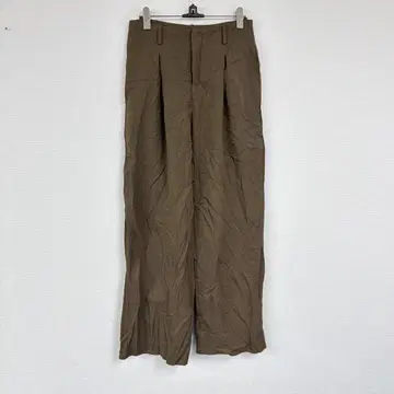 브라운 [ S ] 슬랙스 심플 스트레이트 캐주얼