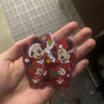 미키 미니 크리스마스 키링