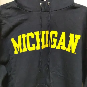 MICHIGAN 네이비 후드티