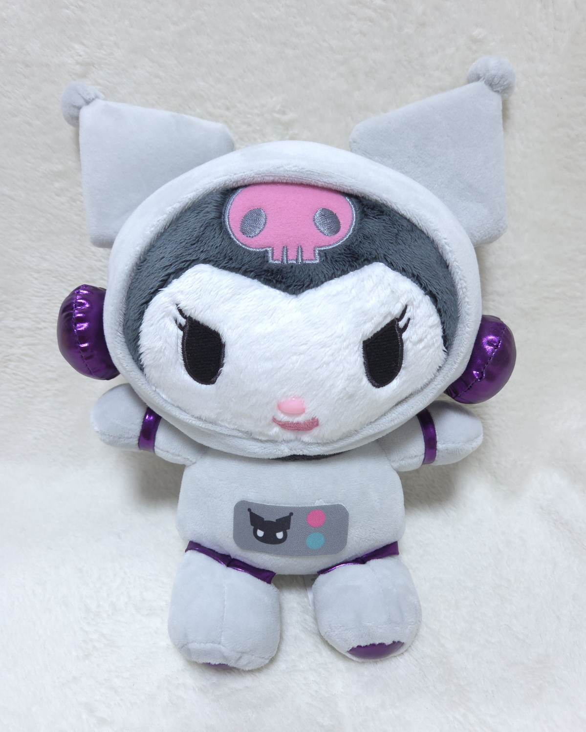 (New/Genuine) 20th Anniversary Spacesuit Kuromi Medium Doll Sanrio Doll 25cm