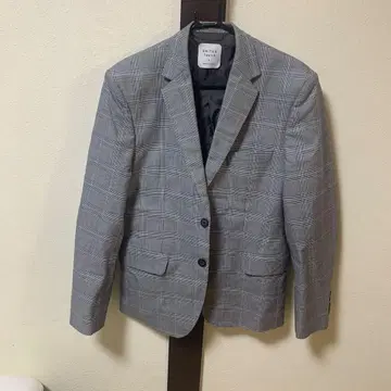 UNITED TOKYO 체크 무늬 테일러드 자켓 사이즈 3