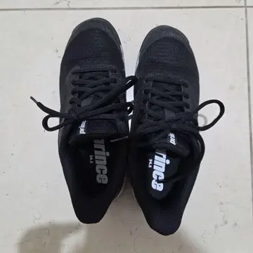 수회 사용 prince 테니스화 블랙 24.5cm