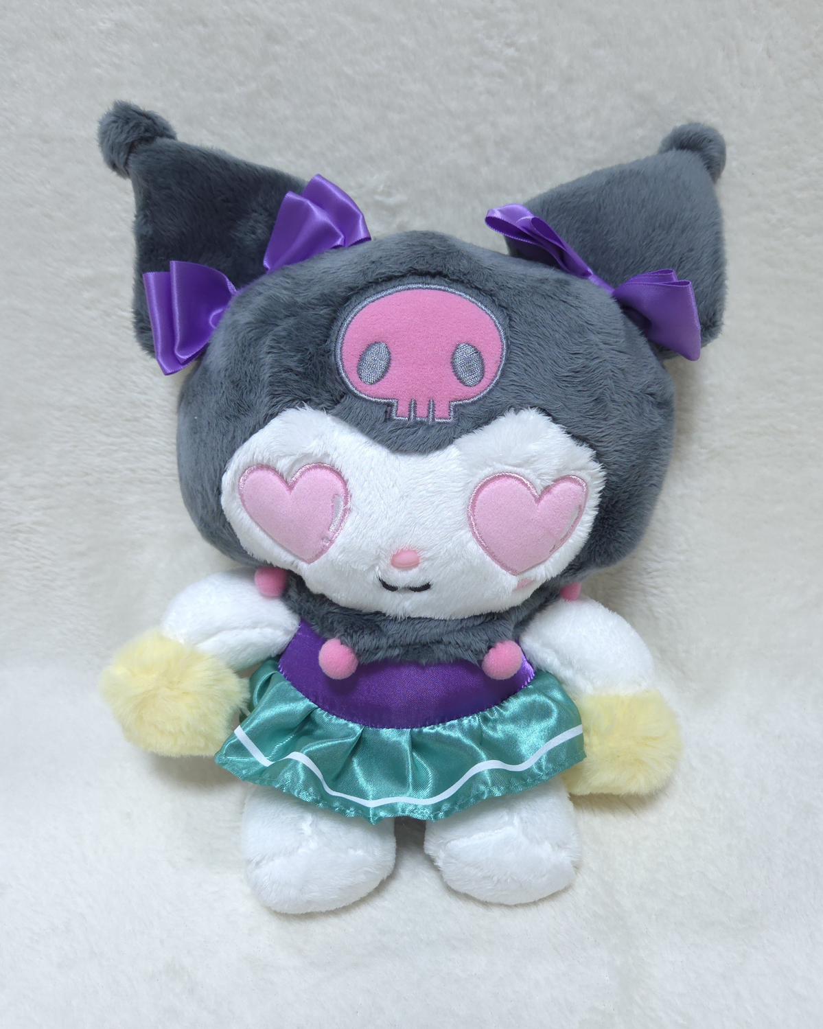 (New/Genuine) 20th Anniversary Cheerleader Kuromi Medium Doll Sanrio Doll 25cm