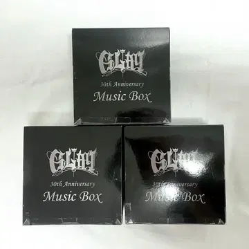 GLAY 30주년 기념 뮤직 박스 3세트