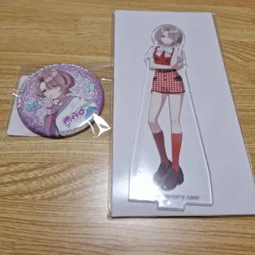 학원 아이돌 마스터 아리무라 마오 아크릴 스탠드 캔뱃지