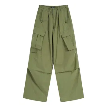 asifcalie 올리브 카고 팬츠 와이드