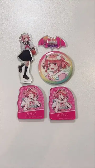 카라피치 노아님 제일복권 아크릴 스탠드 퓨피파 캔뱃지 마그넷