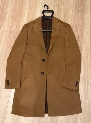 EDIFICE(에디피스) 캐시미어 혼방 체스터 코트 남성용