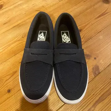 Vans 네이비 로퍼 스니커즈 25cm