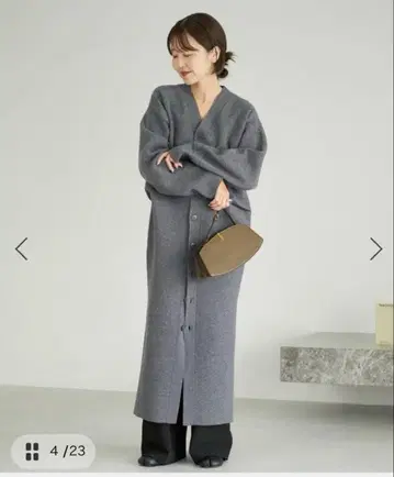 미사용 새상품! plage Knit cardigan 원피스 그레이