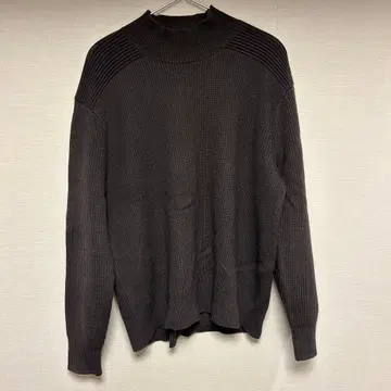 theory 리브 니트 다크 브라운 스웨터