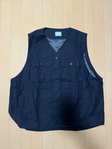 LOWRYS FARM 밀리터리 베스트 블랙