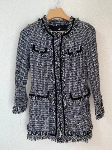 LOVELESS 36 트위드 코트 자켓