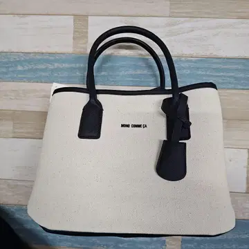 MONO COMME CA 토트백 화이트/블랙