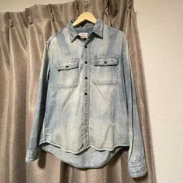 RON HERMAN DENIM 데님 셔츠 긴팔 라이트 블루