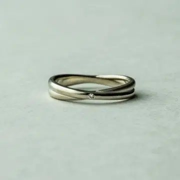 ete 에테 다이아몬드 크로스 반지 실버 15호 크로스링