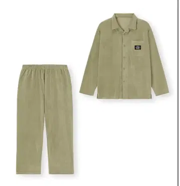 gu soph. 플리스 파자마 올리브_소프지유