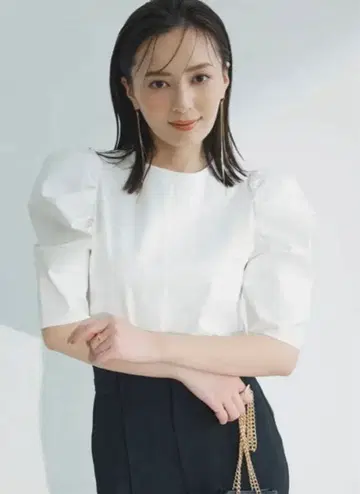 anuans 볼륨 슬리브 컷 탑